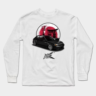 ek9 civic black Long Sleeve T-Shirt